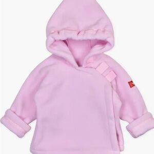 Widgeon Cozy Pink Hooded Baby 6M Fleece Jacket NWT